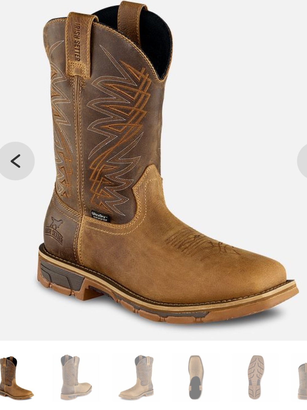 Irish Setter Men's Leather Work Boots